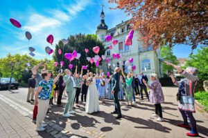 Luftballons dürfen nie fehlen vor allem nicht in der Farbe
